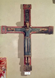 Majesté de La Llagonne, bois polychrome
