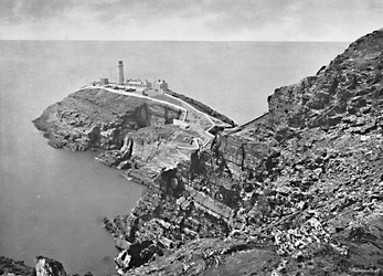 Phare de South Stack, Holyhead, vers 1896
