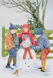 Construire un bonhomme de neige