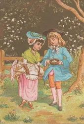 Valentine, vers 1880