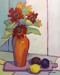 Tournesols pour une saison, 2023 (Huile)