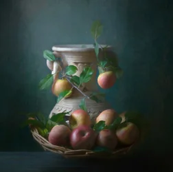 Nature morte aux pommes d