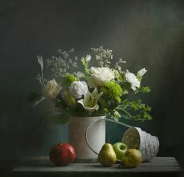 Nature morte florale élégante