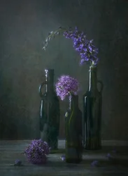 Bouteilles à motifs floraux Moody