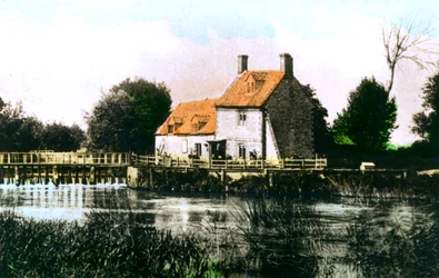 Rushey Weir, rivière Thames, 1926