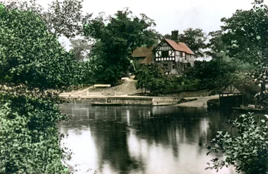 La rivière Dee à Chester, Cheshire, 1926