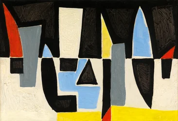 Composition, vers 1952 (huile sur toile)
