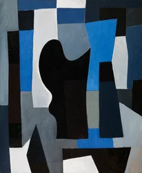 Composition, vers 1955 (huile sur toile)