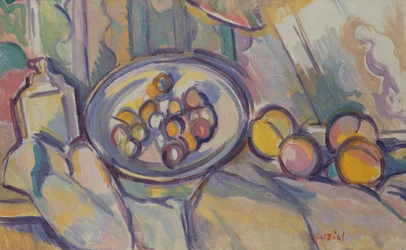 Nature morte aux fruits (huile sur toile)