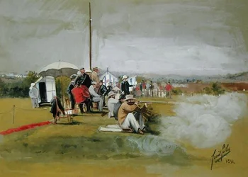 Stand de tir, camp de Bisley