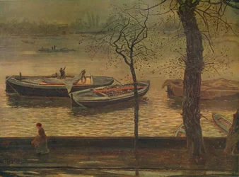 Battersea Reach, vers 1870