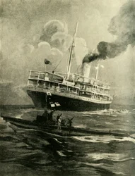 Le naufrage du Falaba, Première Guerre mondiale, 28 mars 1915, vers 1920