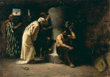 C. Saccaggi, Samson au moulin