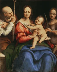 La Sainte Famille avec Sainte Catherine, 1515-20