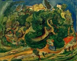 Ch. Soutine, Paysage en Sud de la France