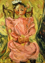 Fille en rose, 1925