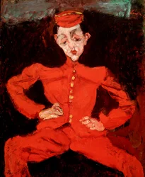 Le Groom. Peinture par Chaïm Soutine
