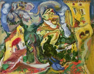 Le village, vers 1923