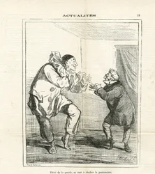 Illustration de Cham (1819-1879) dans Le Charivari