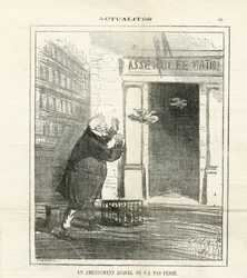 Illustration de Cham (1819-1879) dans Le Charivari