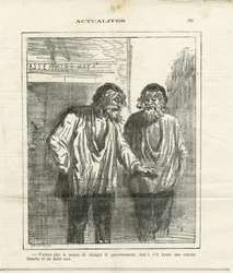 Illustration de Cham (1819-1879) dans Le Charivari