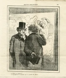Illustration de Cham dans Le Charivari