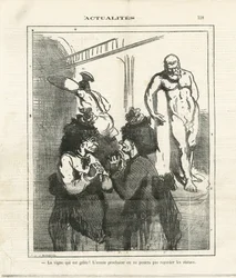 Illustration de Cham (1819-1879) dans Le Charivari
