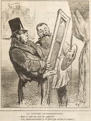 Le peintre impressionniste: Mais ce sont des tons de cadavre ..., 1877