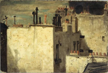 Toits de Paris, vers 1870