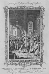 Guillaume le Conquérant saisissant son frère Odon, évêque de Bayeux et comte de Kent, 1773