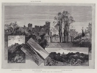 La vie de William Ewart Gladstone, Château de Hawarden et ses environs