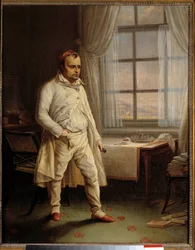Portrait de Napoléon Ier à Sainte-Hélène dictant ses mémoires