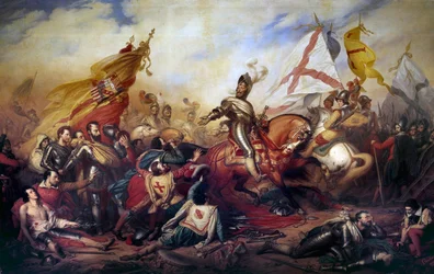 Guerres de Religion (1562-1598) : « Le roi Henri IV de France (1553-1610) à la bataille d