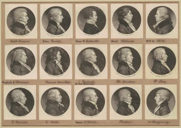 Collection de portraits de Saint-Mémin, Groupe 13