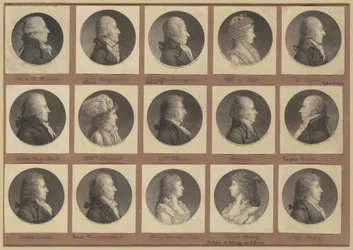 Collection de portraits de Saint-Mémin, Groupe 1