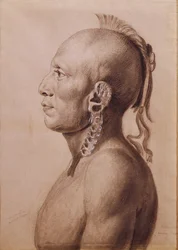 Cachasunghia, un guerrier Osage, 1806