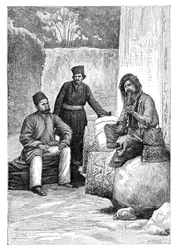 Hommes persans, 1895