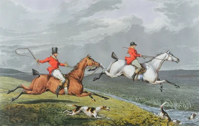 Chasse au renard : Plein cri, 1828