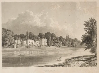 Villa du Pape, Twickenham, 1828