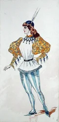 Costume pour la première représentation d