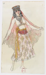 Holmès - La montagne noire - costume designs by Charles Bianchini - 19. (Costume)