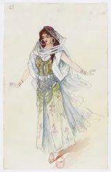 Holmès - La montagne noire - costume designs by Charles Bianchini - 25. (Costume)