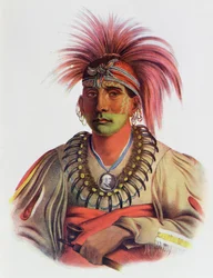 Nowaykesugga, un Otto, illustration de « Les tribus indiennes d