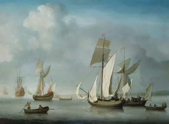 Calme plat au large de la côte