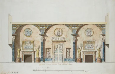 Conception pour la salle principale du Pavillon d