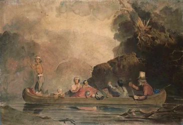 Le trappeur et sa famille