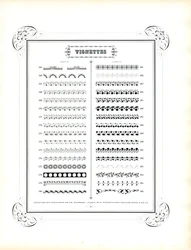 Collection de bandes ornementales florales et géométriques (imprimé)