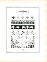 Vignettes décoratives et éléments de bordure (imprimé)