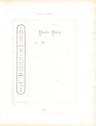 Papier à en-tête élégant avec barre latérale typographique (print)