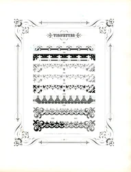 Bordures ornementales et règles décoratives (imprimé)